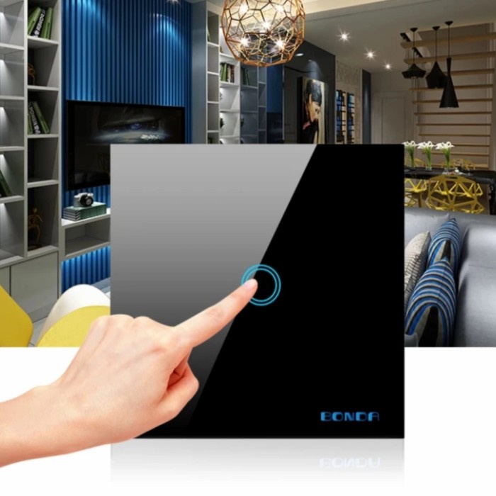 Smart AXUS Saklar lampu Sentuh Interior Rumah Modern
