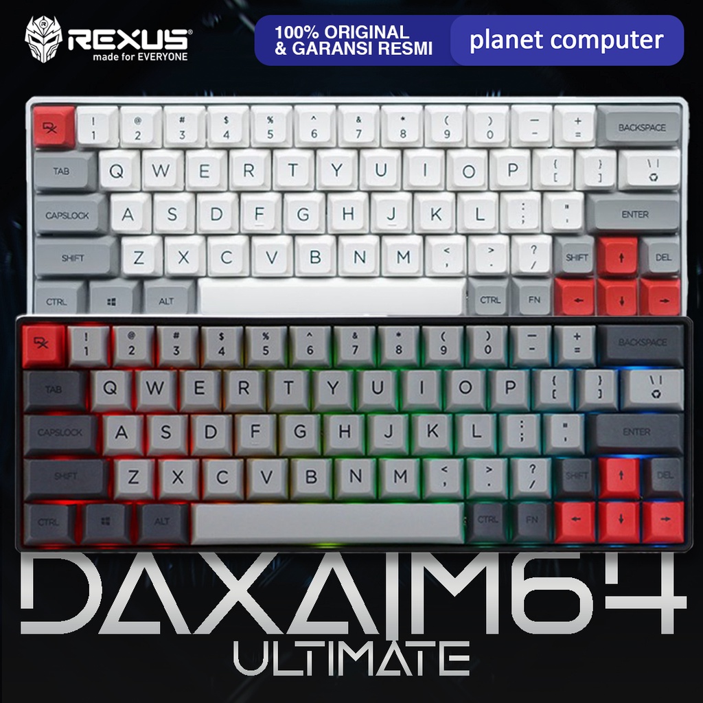 Rexus DAXA M64 Ultimate Wireless Mechanical Gaming Keyboard