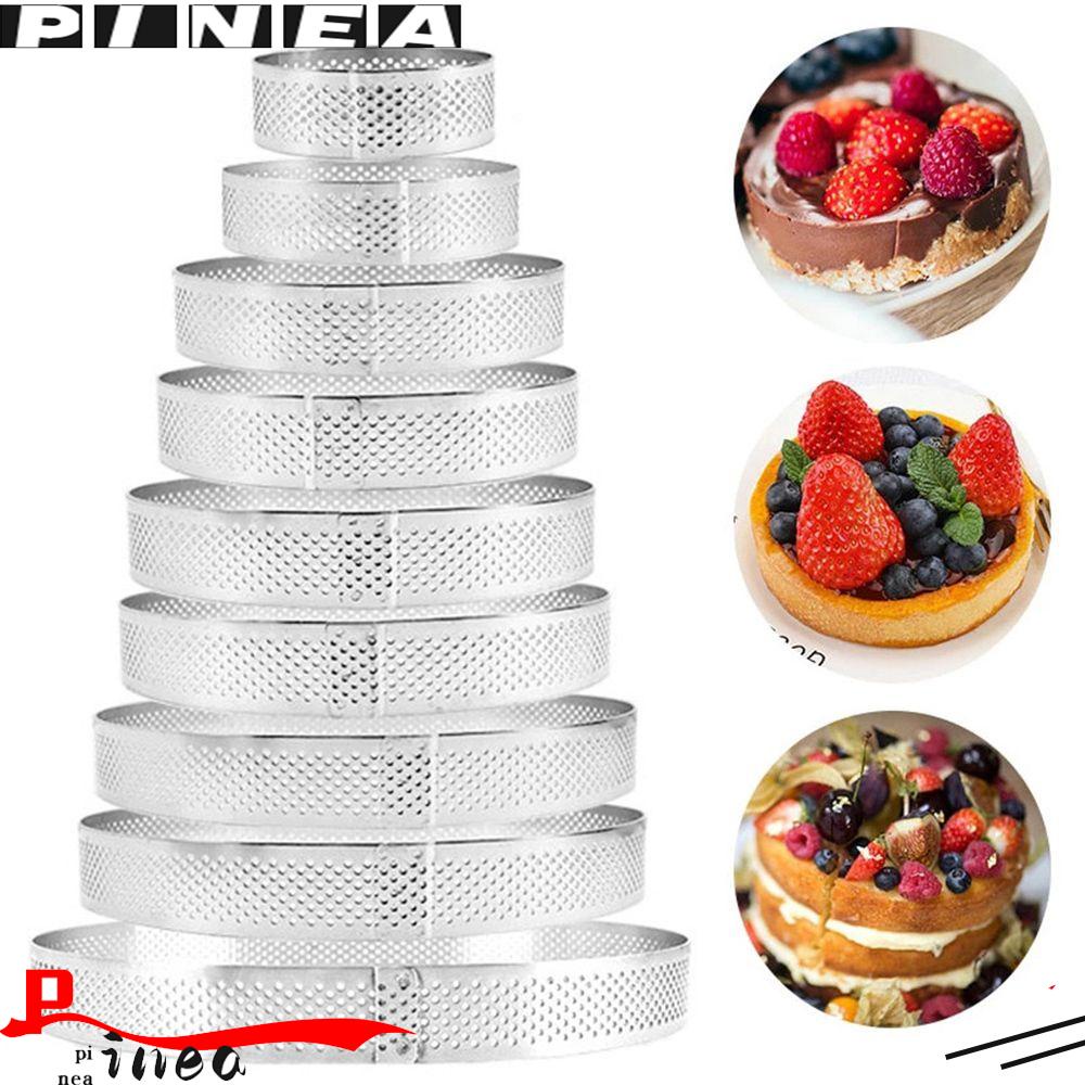 Cetakan Tartlet Nanas Bakeware Berlubang French Dessert Mousse Circle Mould