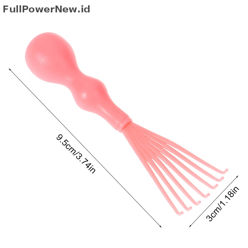 Power 1PC Sikat Rambut Sisir Cleaner Pembersih Penghilang Bulu Gagang Alat Tanam ID