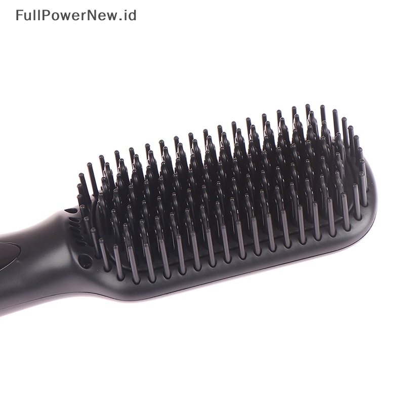 Power Heag Straightening Comb Sikat Pelurus Rambut Pria Quick Beard Straightener ID