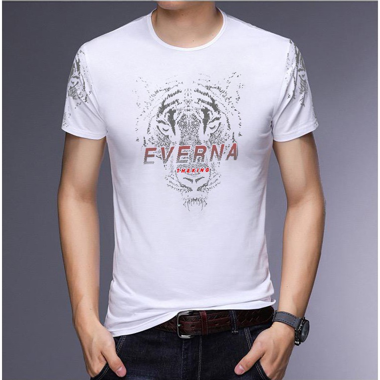 COD/ BS//TERLARIS//BAJU KAOS EVERNA TANGAN PENDEK PRIA DAN WANITA//GOOD QUALITY