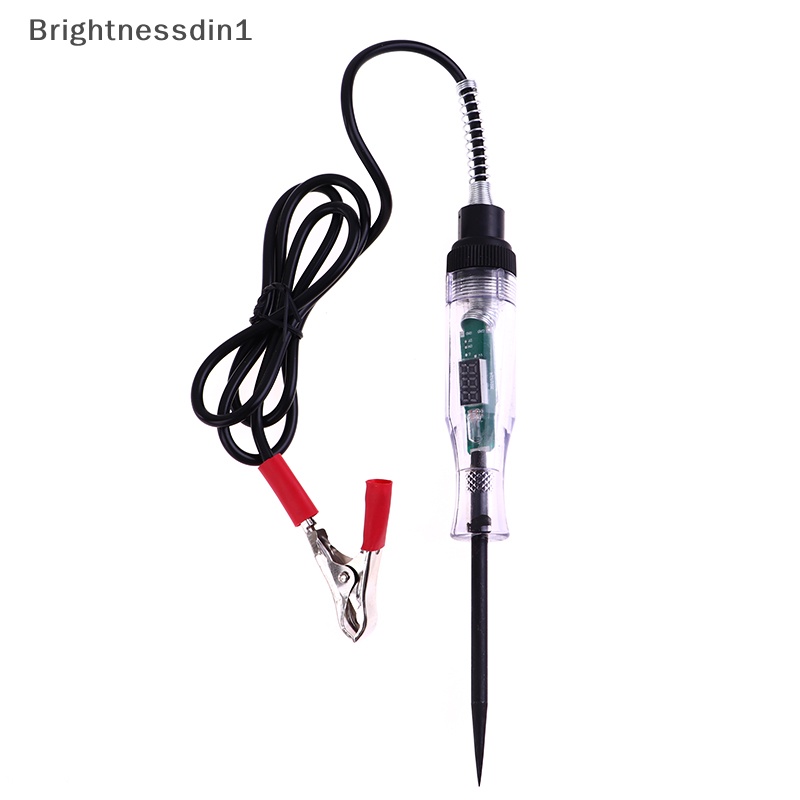 [Brightnessdin1] Tester Sirkuit Listrik Otomotif Tahan Lama Lampu Digital Probe Test Pen Butik