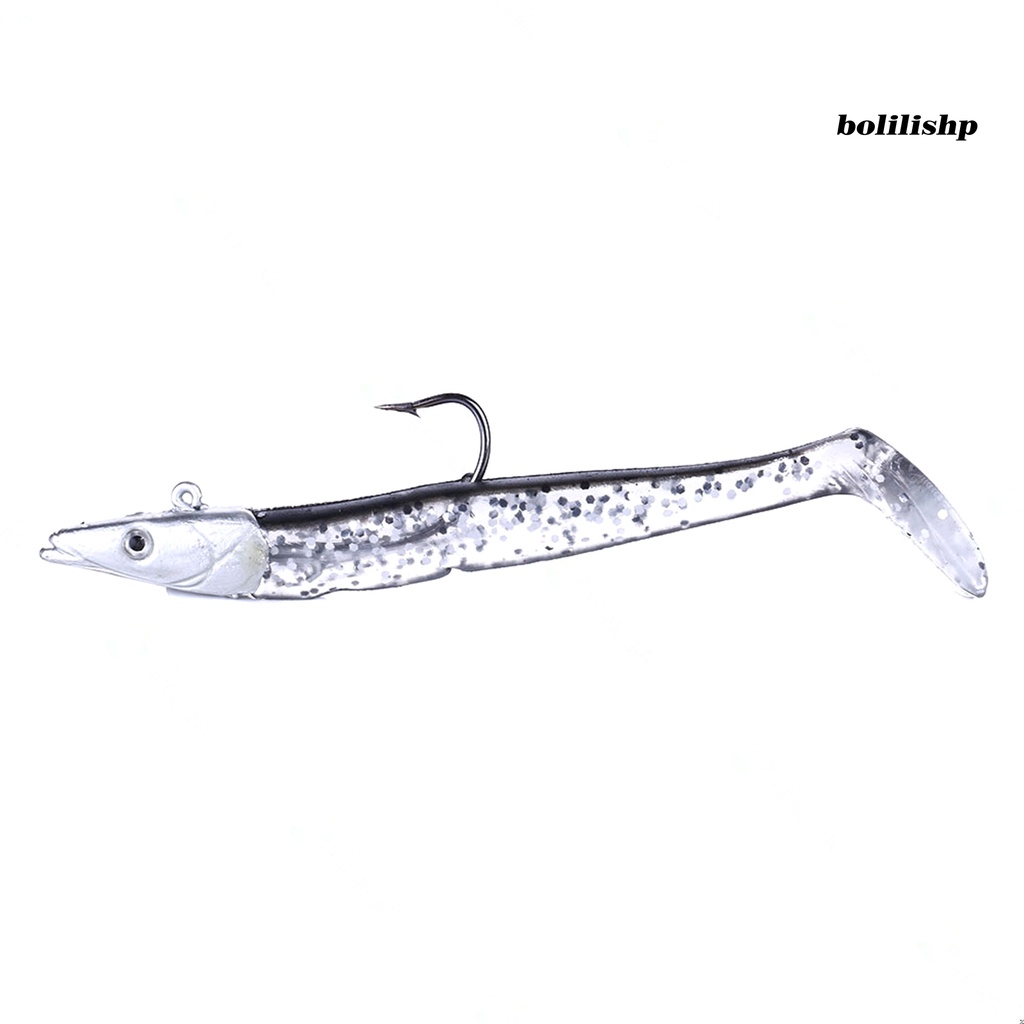 Bo-11cm/19g Umpan Lembut Simulasi Jig Kepala T Ekor Tajam Kait Tunggal Mencegah Lolos Universal Buatan Umpan Luar Memancing Memikat Perlengkapan Memancing