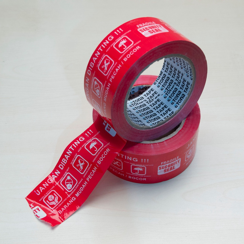 

ETONA MERAH FRAGILE 48 x 100 YARD JANGAN DIBANTING! TEBAL DAN ORI