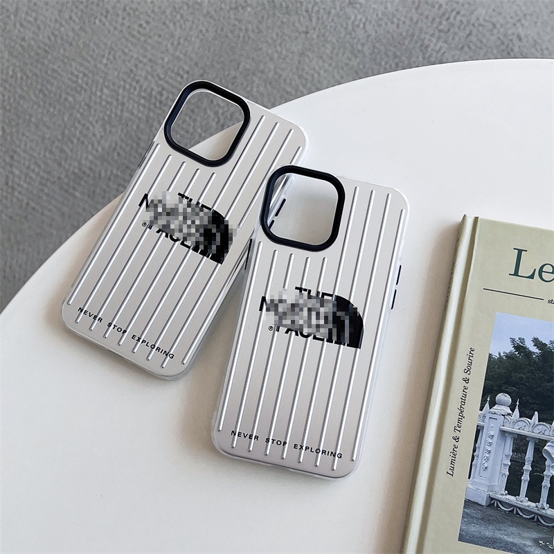 IPHONE Casing Pelindung Lembut Garis Stereo Cocok Untuk Iphone14 13 12 11 Pro Max Trend Printed North Phone Case