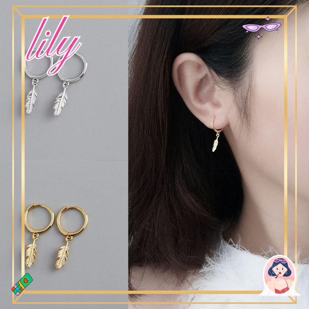 Lily 3pasang Anting Bulu Fashion Wanita Temperamen Sederhana