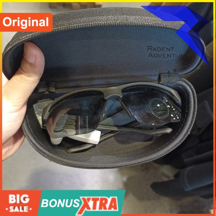 Kacamata Eiger Hitam HAAST Sunglasses Black 91000 7929 Original Cowok