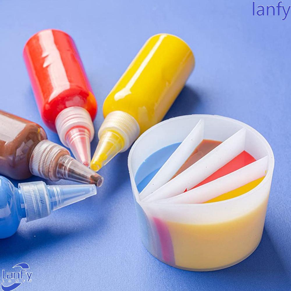 Lanfy Split Cups DIY Dengan Sekat Epoxy Resin Akrilik Cairan Tuang Bekal