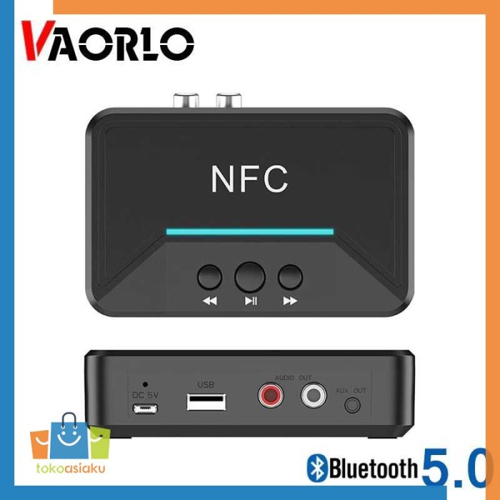 Receiver Bluetooth Audio NFC Stereo Car Kit Speaker BT200