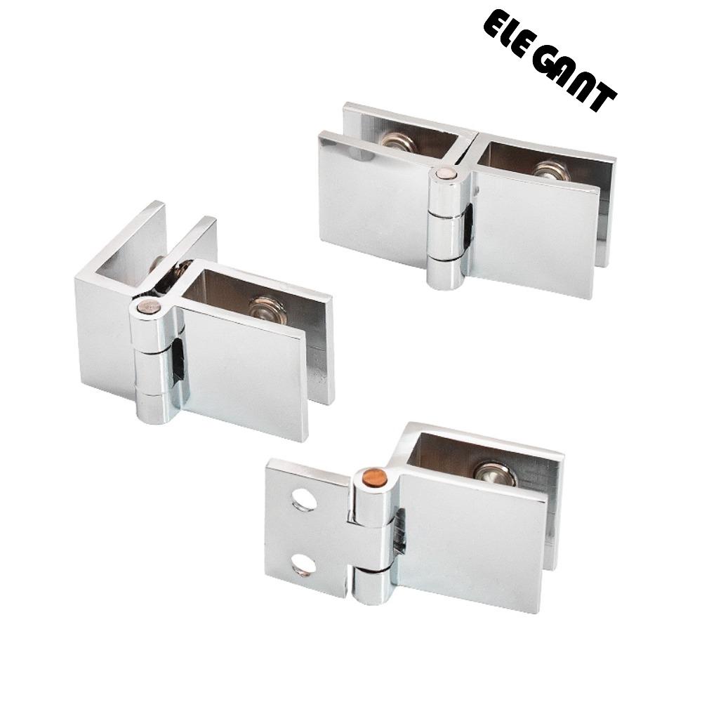 [Elegan] Klip Bilateral Awet Praktis Furniture Lemari Kamar Mandi Kaca Piring Carrier Glass Hinge