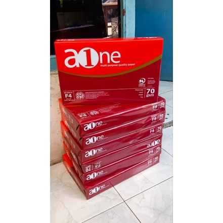 

Kertas HVS AONE F4 dan A4 70 gsm 500 sheet Best Quality APP Sinarmas GHINA STATIONARY