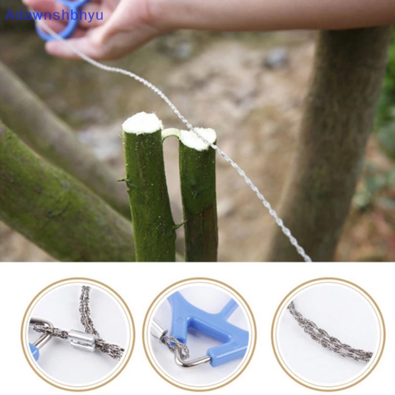 Adhyu Hand Chain Saw Safety Survival Fret ChainSaw Gergaji Kawat Baja Darurat Outdoor ID