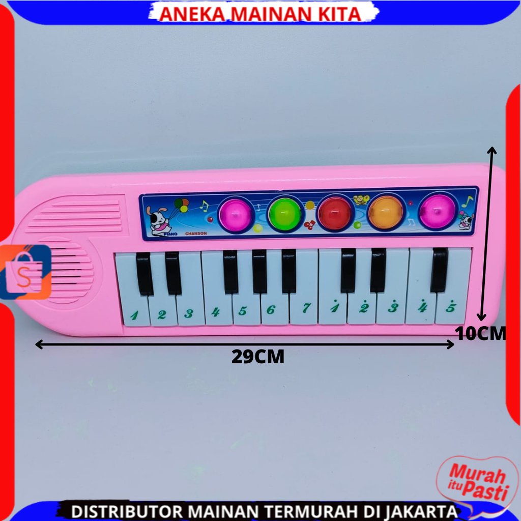 Mainan Piano Anak Piano Baterai Elektrik Murah Mainan Edukasi Alat Musik Anak