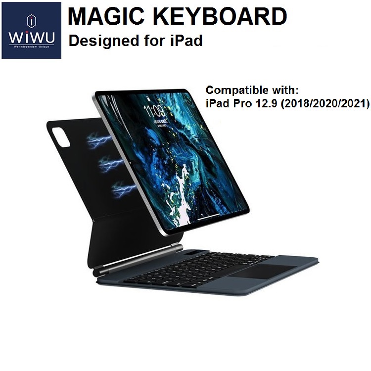 WIWU Magic Keyboard Magnetic Designed for iPad Pro 12.9