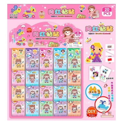 BAJ Mainan Edukasi Anak Diamond Sticker Manik Beads DIY SS235