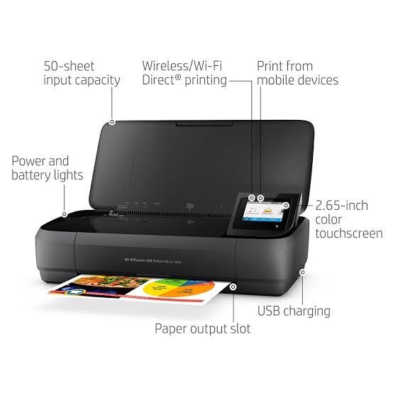 PRINTER HP OFFICEJET 250 MOBILE ALL IN ONE RESMI