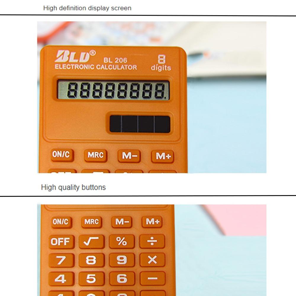 [Elegan] Calculadora Display Screen Tahan Lama Anak-Anak Ukuran Kecil Siswa Alat Kantor Saku 8digit Display Aritmatika Menghitung