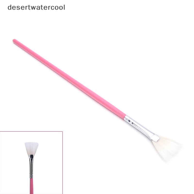 Deid 1pcs Nail Art Pen Paing Menggambar Glitter Gradient Brushes Bentuk Kipas Brush Martijn