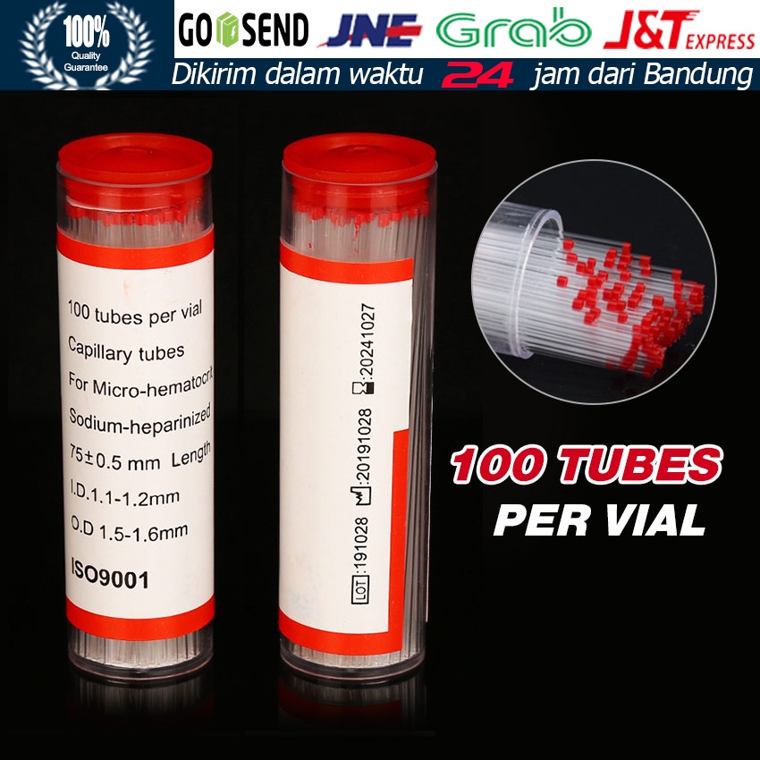 Tabung Hematokrit Hematocrit / Tabung Pipa Kapiler Hematokrit