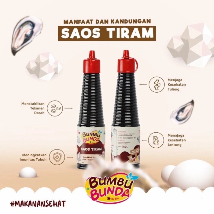 

Saus Tiram MPASI Organik Saos Bumbu Bunda untuk MPASI/Oyster Sauce