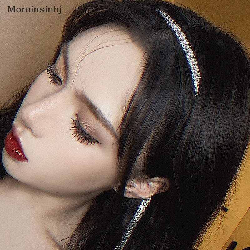 Mornin Bling Berlian Imitasi Ikat Rambut Wanita Panjang Rumbai Bow Band Headband Pernikahan Hair Band id