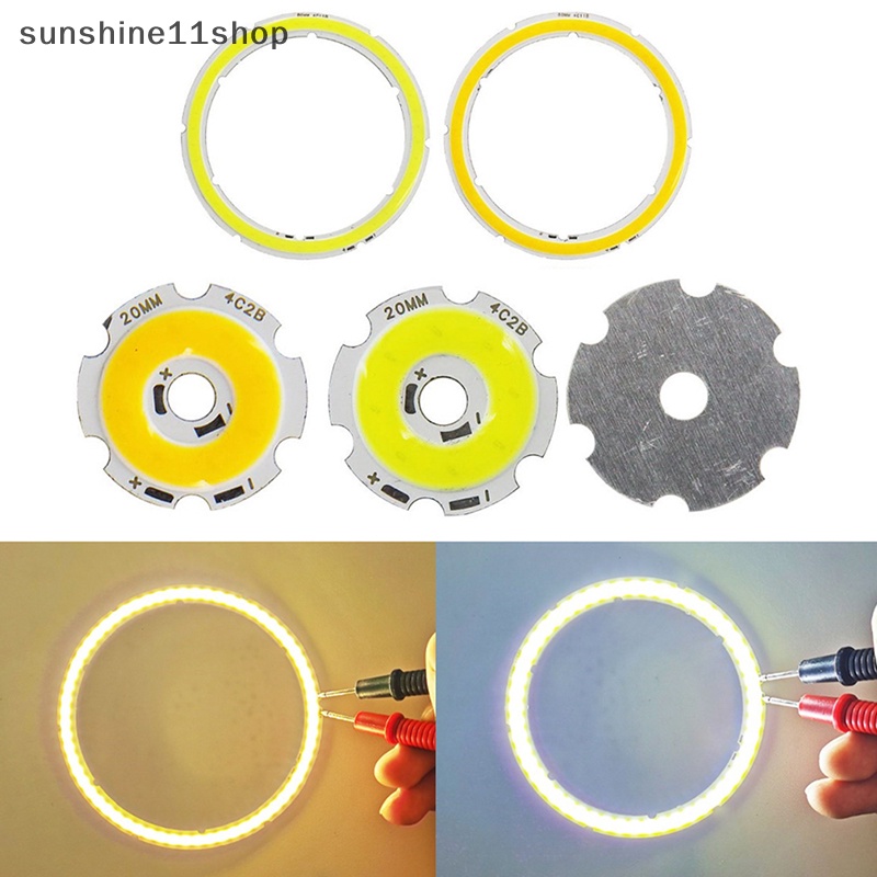 Sho -1 LED Bentuk COB 12V DC 20mm-120mm COB Ring Untuk Bohlam DIY N