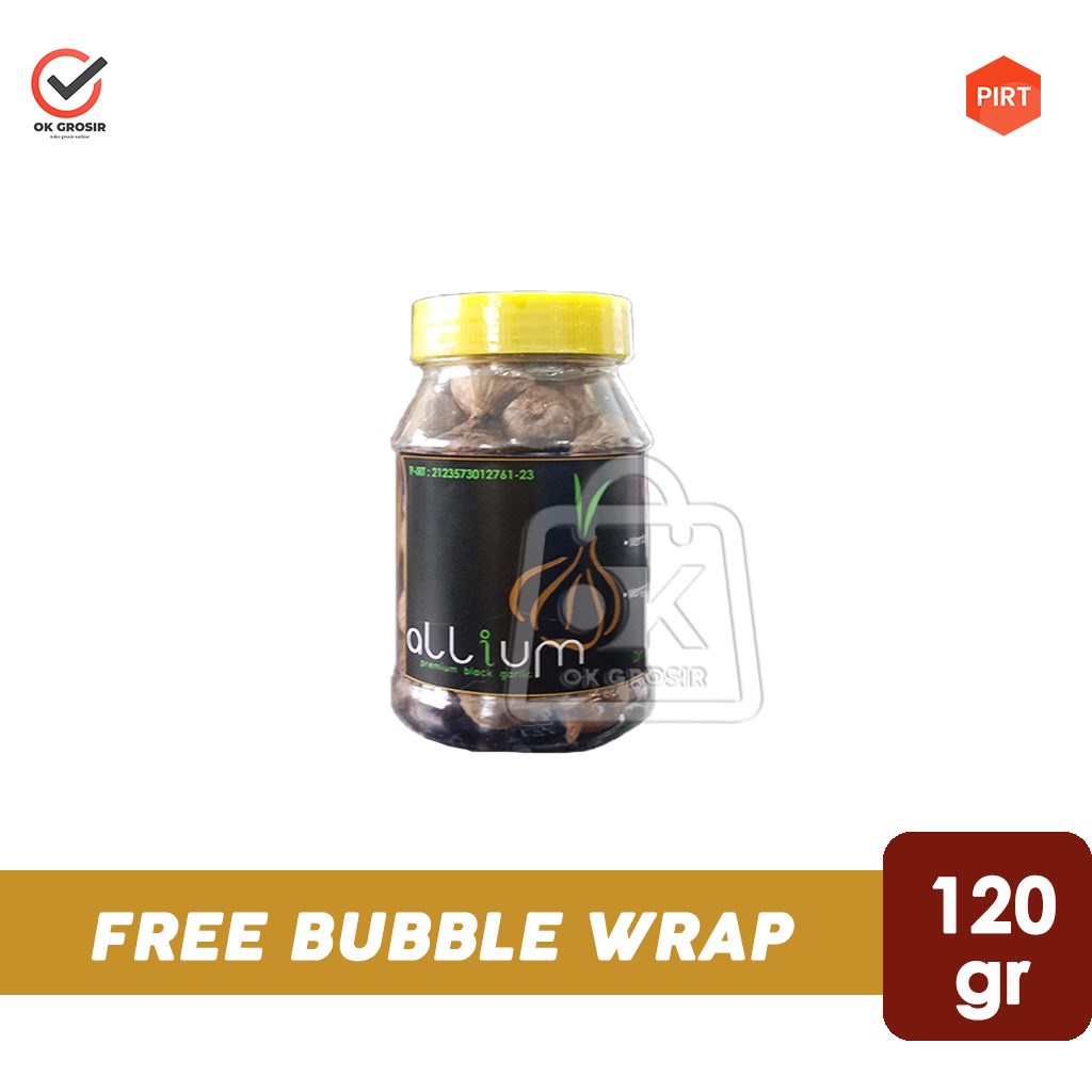

Black Garlic Allium / Bawang Hitam (Botol 120 gr)
