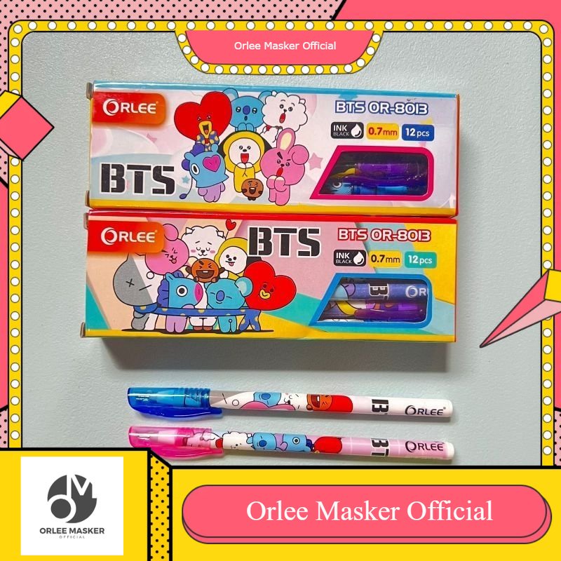 NEW PULPEN ULIR BTS ORLEE VIRAL 1 LUSIN (isi 12)