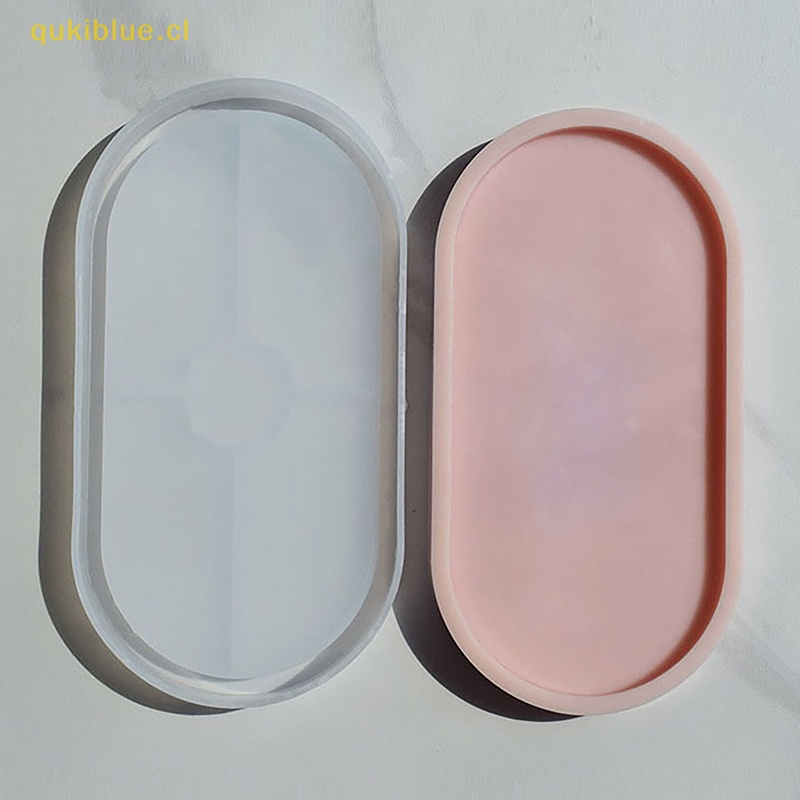 Qukiblue Tray Cetakan Kotak Penyimpanan Cetakan Silikon DIY Coaster Crystal Mold Asbak Pot Cetakan cl