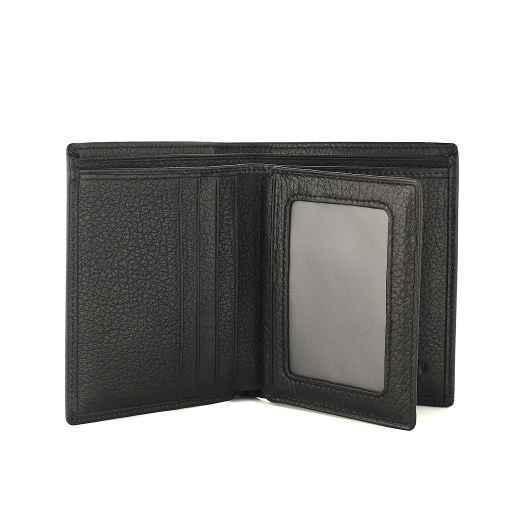 Dompet Pria Bahan Kulit Sapi Asli Cro 1201-05 Black