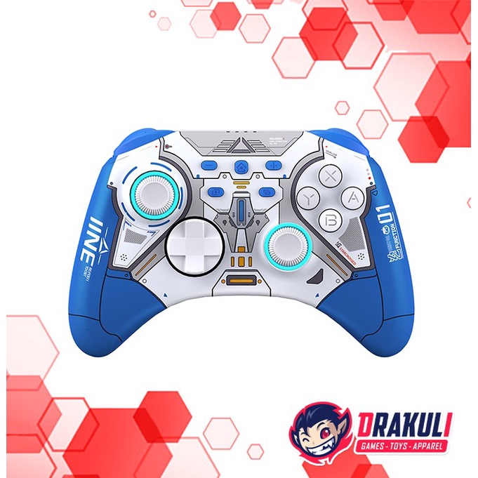 Switch IINE Ares Mecha Wireless Pro Controller Mecha Blue