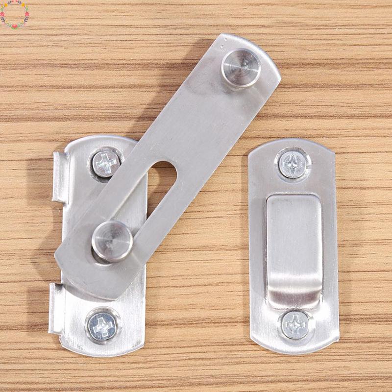 Pengait Stainless Steel Grendel Dan Staples Anti Maling Door Shed Lock Padlock Safety