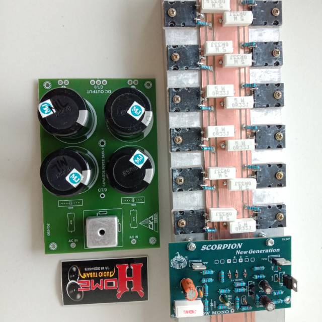 KIT AMPLIFIER 8 TOA MONO PLUS ELCO PSU