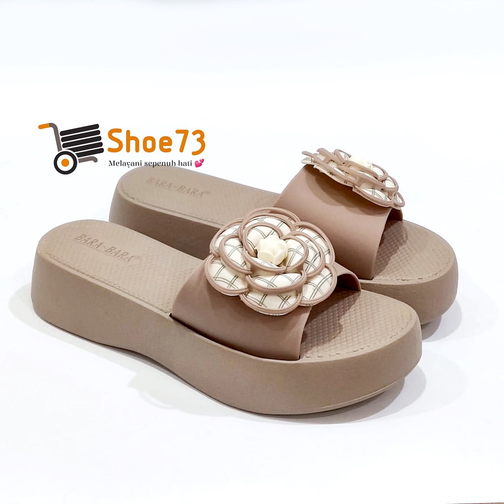 BARA BARA JSL 2203 B-15 SIZE 36-40 ORIGINAL l Sandal Selop silang jelly wanita l Sendal kokop cewek impor