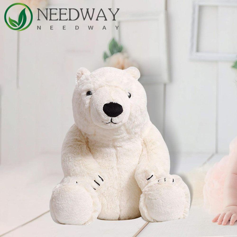 Needway   Beruang Polar Mainan Mewah Boneka Lembut Anak Hadiah Kucing Lebah Plush Kartun Boneka Mainan Boneka Mainan