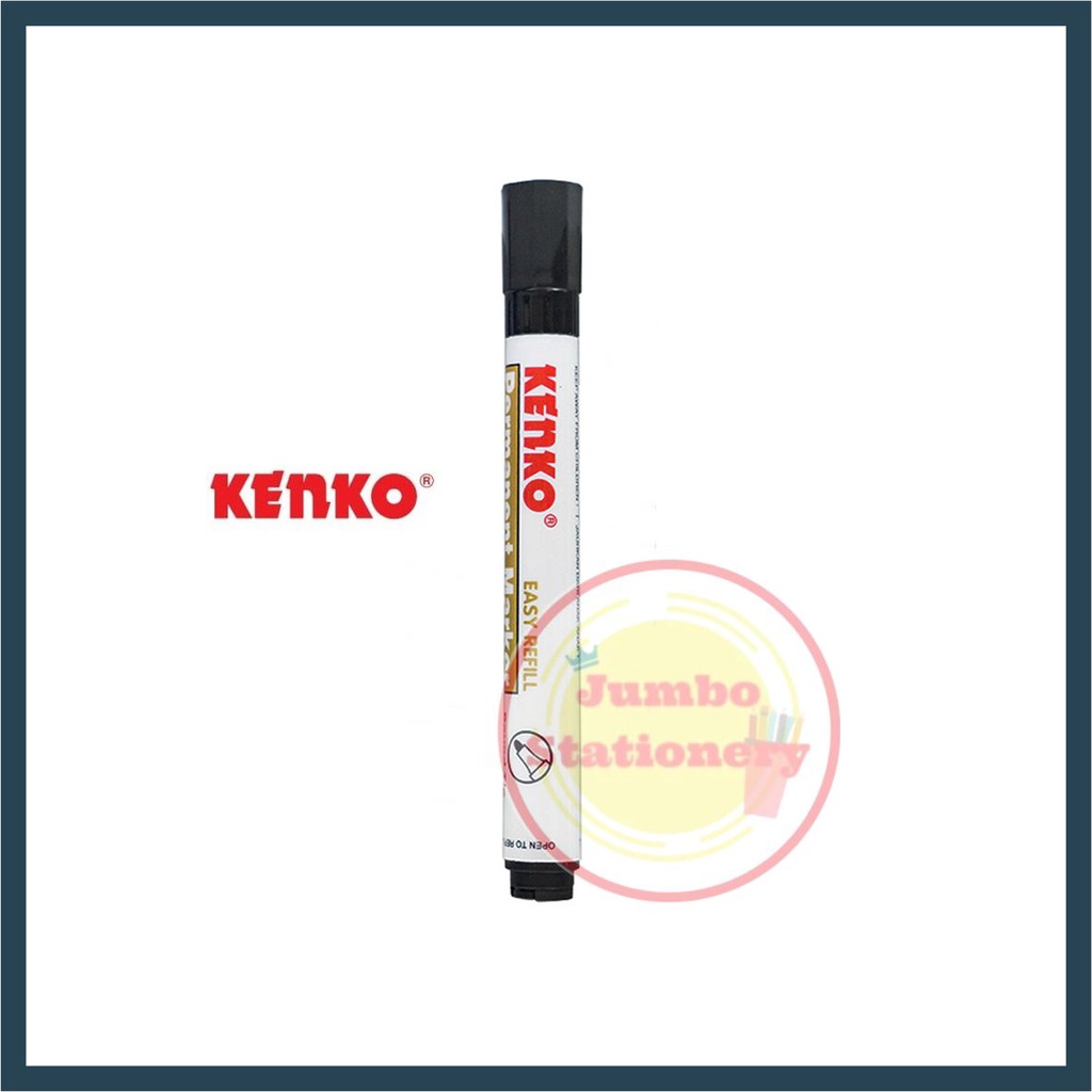 KENKO PM-100 Hitam (1 pcs) Spidol Permanent KENKO PM-100 / Spidol Permanen