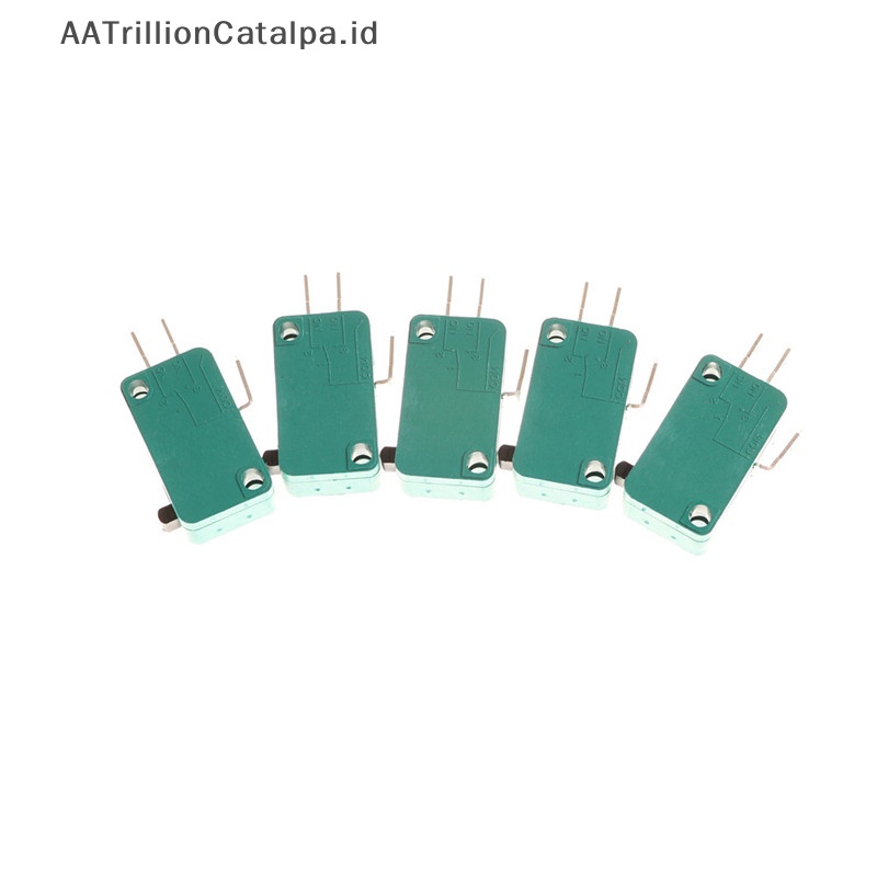 Aatrillioncatalpa 5Pcs Saklar Batas Buka Tutup Normal KW7-0 15A 16A Micro Switch ID