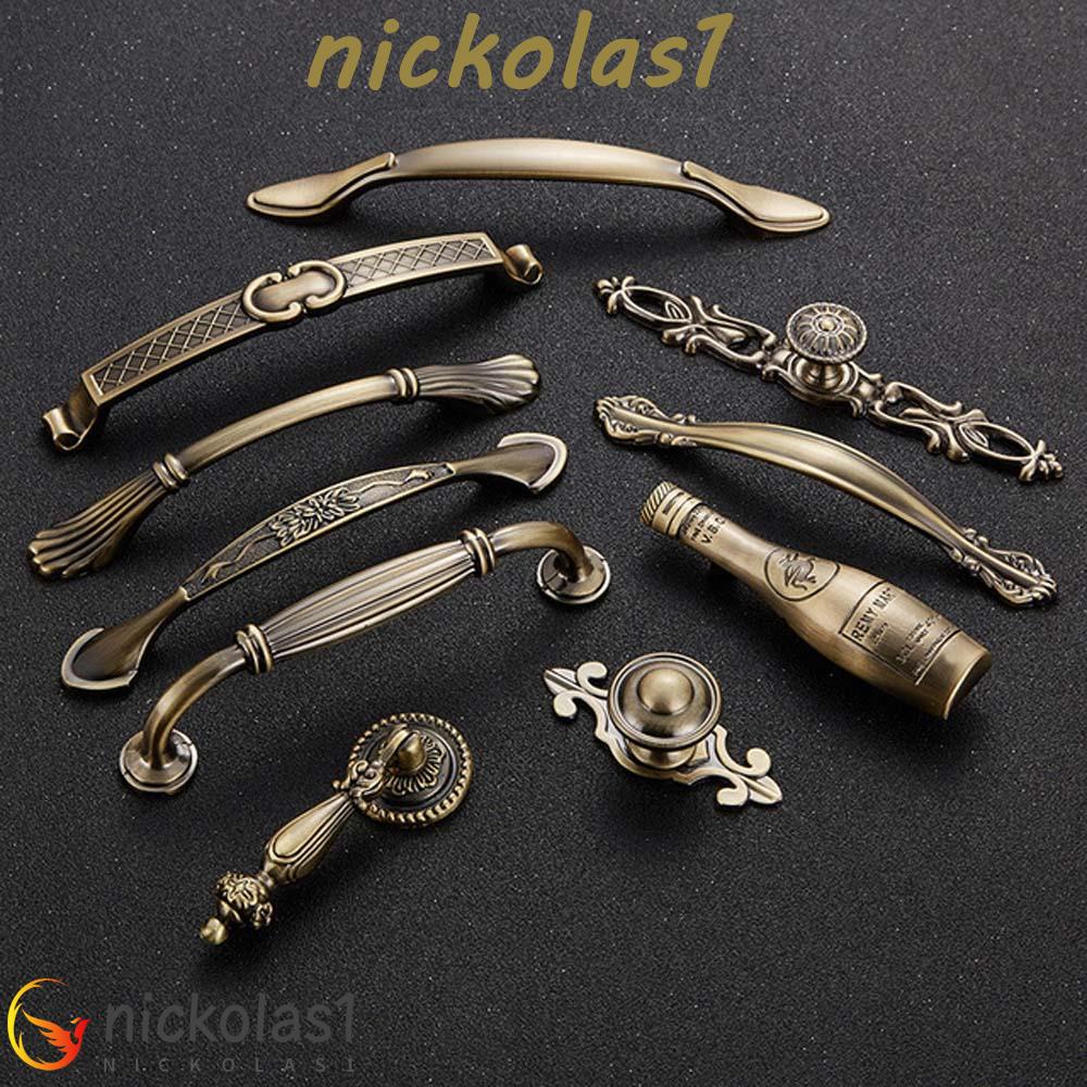 Nickolas1 Knob Pintu Bronze Dengan Sekrup Dresser Lemari Gagang Laci Lemari