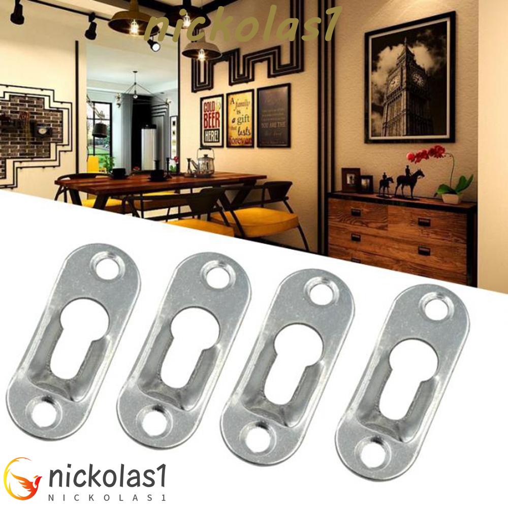 Nickolas1 Gantungan Gambar 10 /30 /50 /100Pcs Keyhole Cabinet Furnniture Frame Foto Kait