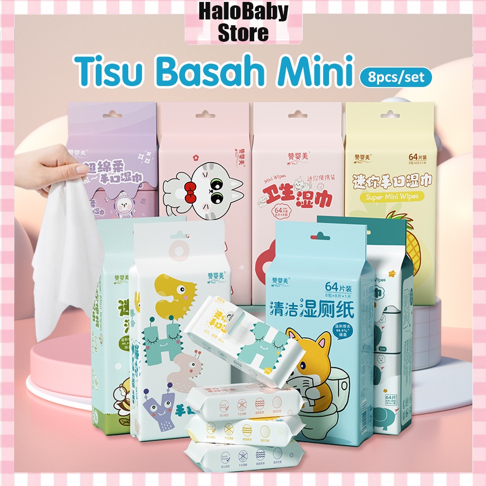 Tisu Basah Mini Travel/ Tissue Basah Travel  / Tisu Travel