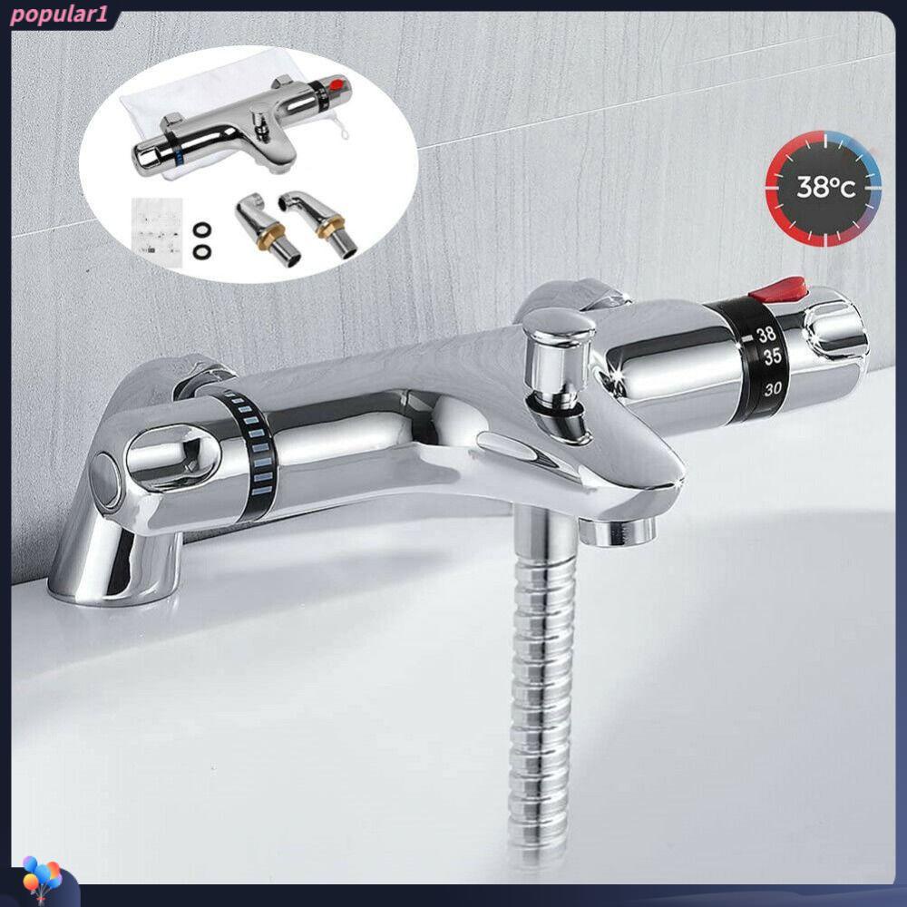 Populer Shower Mixer Keran Cuci Wastafel Keran Kamar Mandi Keran Air Panas Dingin Shower Valve