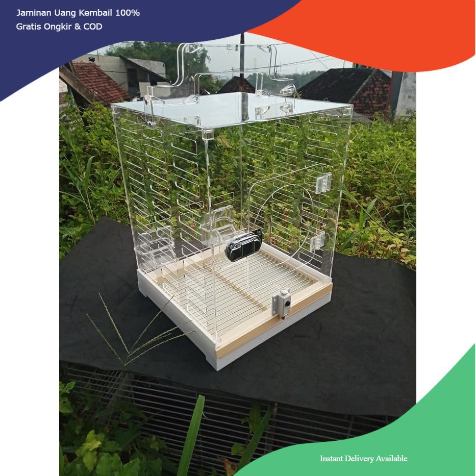 Custom Travel cage, Travel Cage Acrylic, Pet Cargo Acrylic, Kandang Akriik, Sangkar akrilik