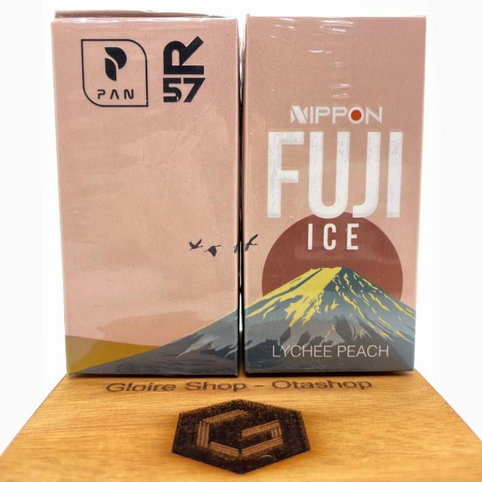 Nippon FUJI ICE LYCHEE PEACH 60ml 3mg by Hero57 x PAN Liquid Vape Nyx