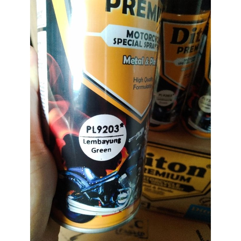 cat semprot pilok pilox diton premium 400cc lembayung green pl9203 9203 lembayung hijau diton premium 400cc