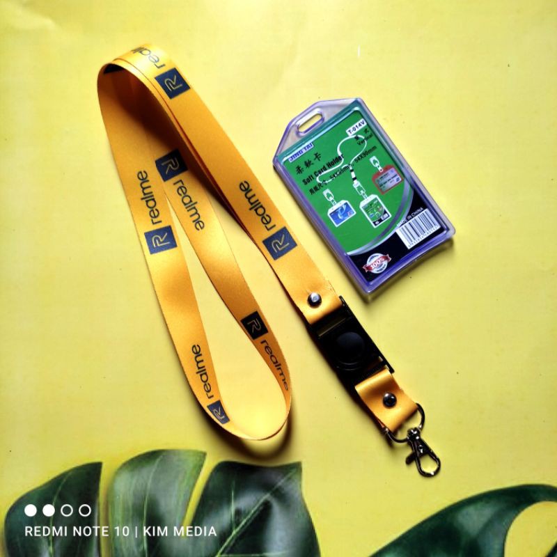 

Tali Id Card Realme || Lanyard Realme Printing Satuan Oke