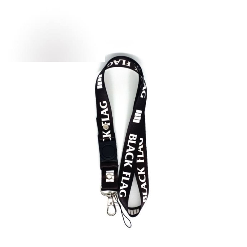 

TALI LANYARD BLACK FLAG / GANTUNGAN KUNCI BAND / GANTUNGAN ID CARD / GANTUNGAN VAPE / GANTUNGAN POD