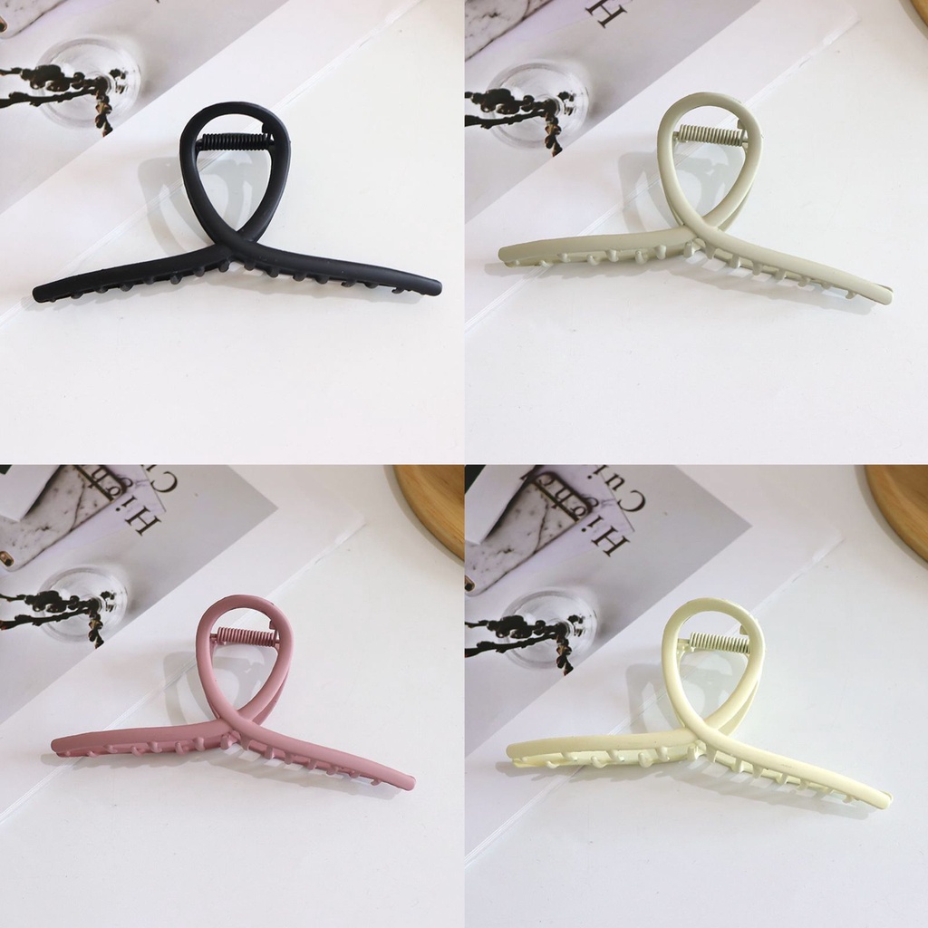 Jepit Rambut Korea Premium Jedai Doff Fashion Besar 13.5cm Wanita Elegan High Quality Impor