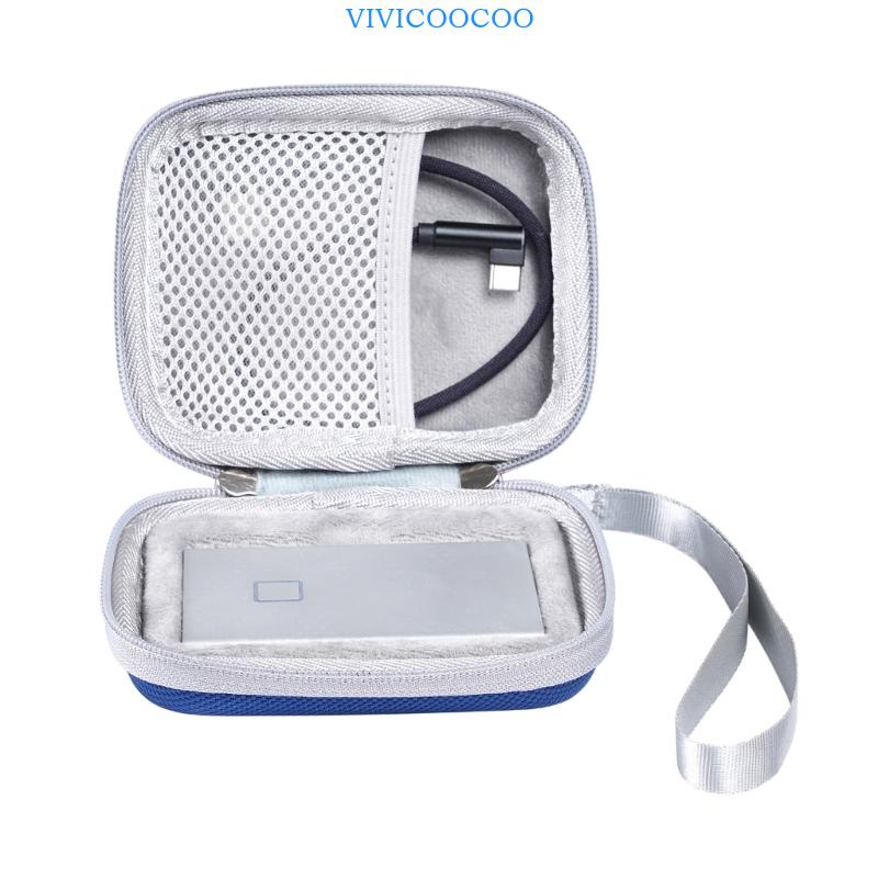 Vivi Travel Hard Bag Tas Pelindung Untuk T7 T7 touch External SSD Zipper Pouch Kerang