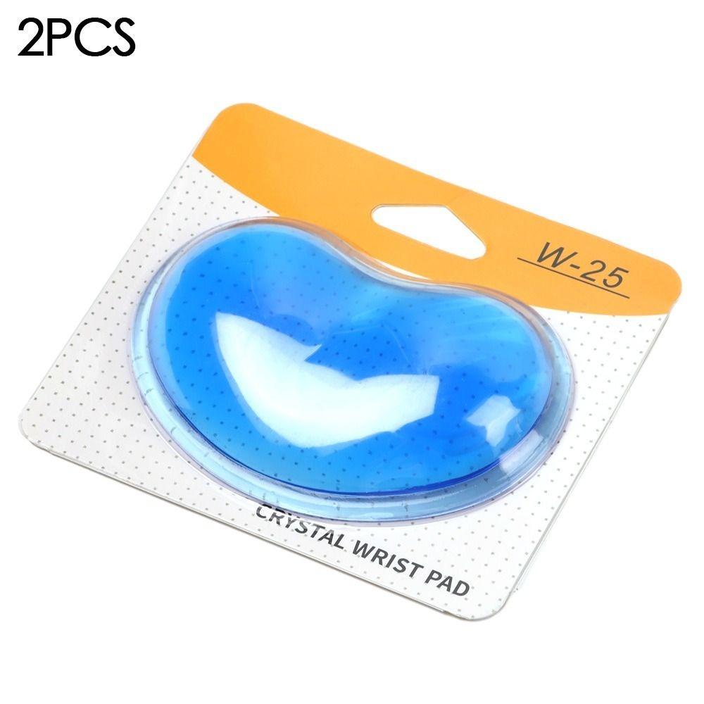 Populer 2PCS Wrist Rest Pad Cool Blue Pain Relief Bantal Tangan